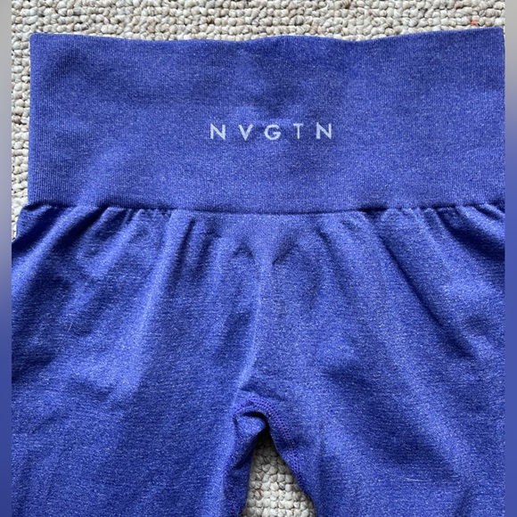 ❌SOLD- NVGTN Electric Blue NV Seamless Leggings - Picture 4 of 4